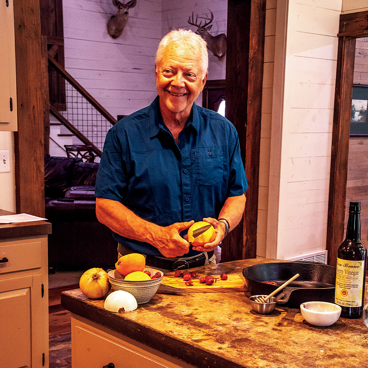 Pan-Seared Duck Breast with Smoked Cherry Chutney ingredients. Photo by John Hoffman, DU